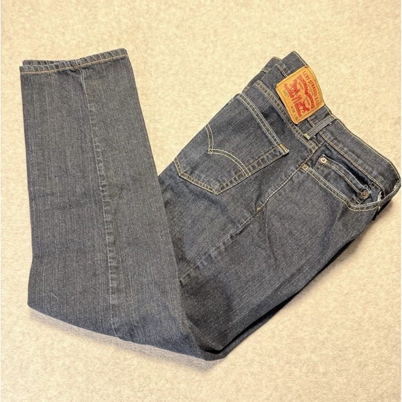 Men's Levi Strauss & Co W36 L30 Denim Riveted Jeans New Without Tags - Picture 7 of 10